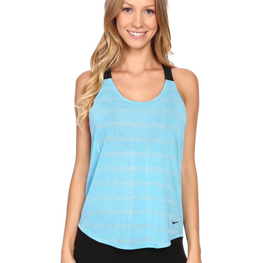 Nike Elastika Elevate Dri-fit Tank Top in Blue